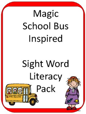 cover image of Magic School Bus Inspired Sight Word Literacy CENTER